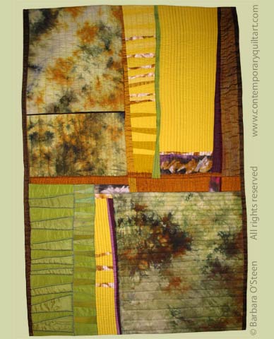 Image of “Fields” quilt by Barbara O’Steen