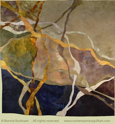 Image of "Tumble" quilt by Bonnie Bucknam