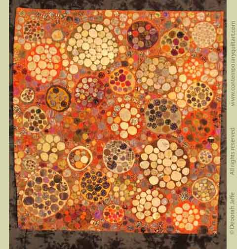 Image of "Starry Night at Uluru" quilt by Deborah Jaffe