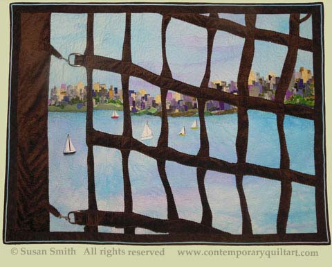 Image of "View of the Sound" quilt by Susan Smith