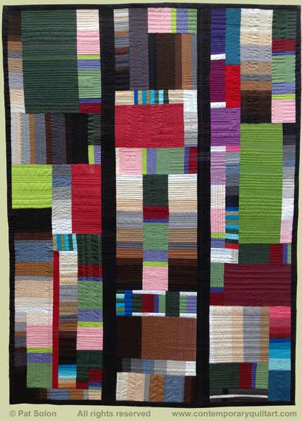 Image of "Downtown" quilt by Patricia Solon