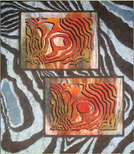 Image of "Rainier: Two Views" quilt by Colleen Wise