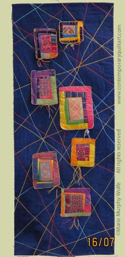 Image of "Notes to My Younger Self" quilt by Marie Murphy Wolfe