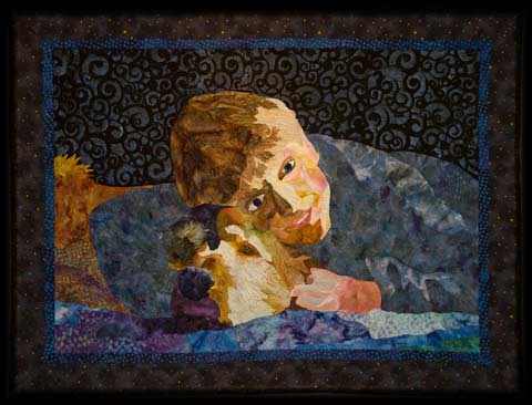 Image of "Best Friends" quilt by Christina F. Erickson.
