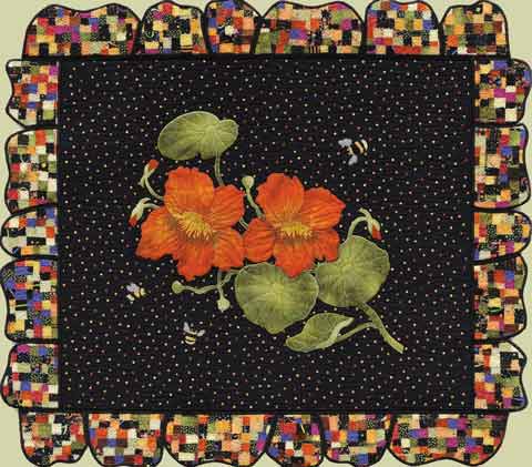 Image of "Bees Believe" quilt by Sonia Grasvik.