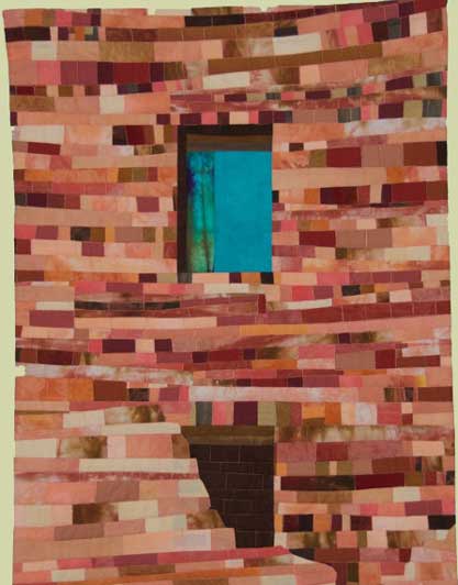 Image of "Chaco Canyon" quilt by Barbara Kanaya