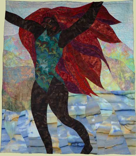 Image of "Freedom" quilt by Roxane Stoner