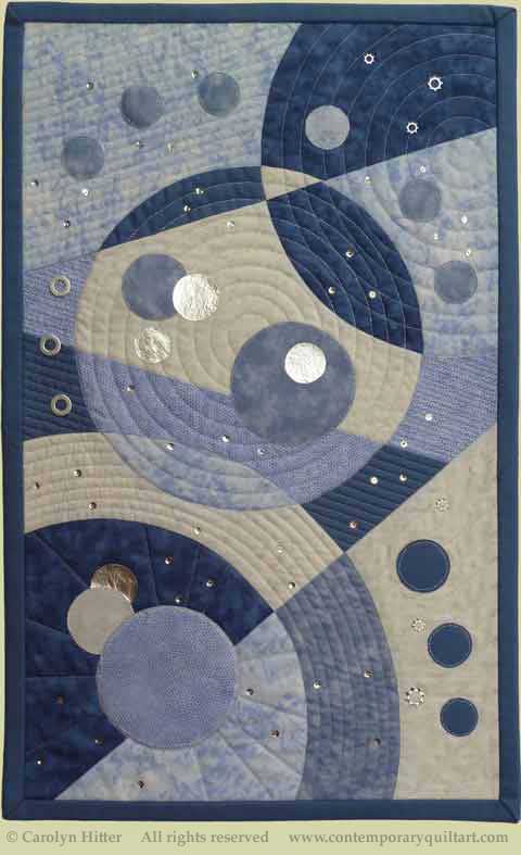 Image of "Cosmic Dance" quilt by Carolyn Hitter