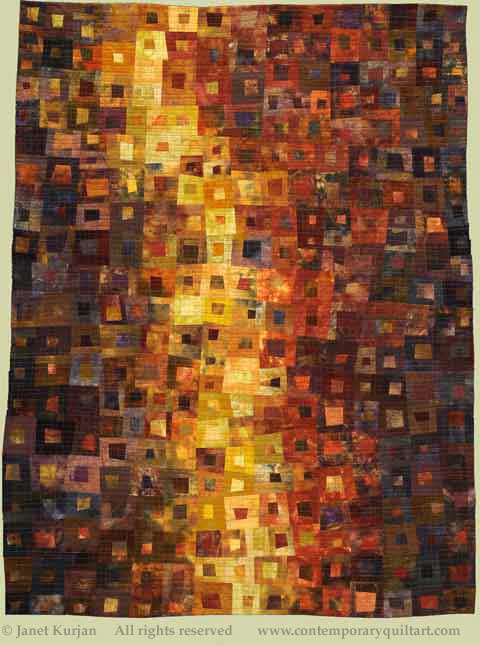 Image of "River of Light" quilt by Janet Kurjan