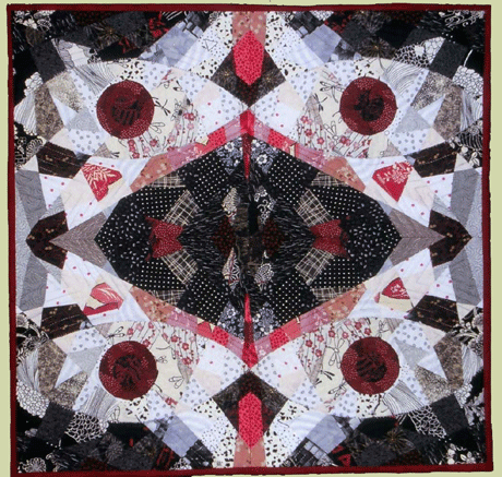 Image of "Seeing Red II" quilt by Katy Gollahon