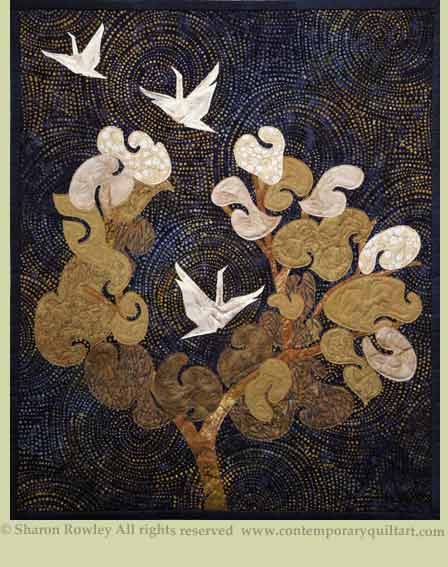 Image of "Bearing Fruit" quilt by Sharon Rowley