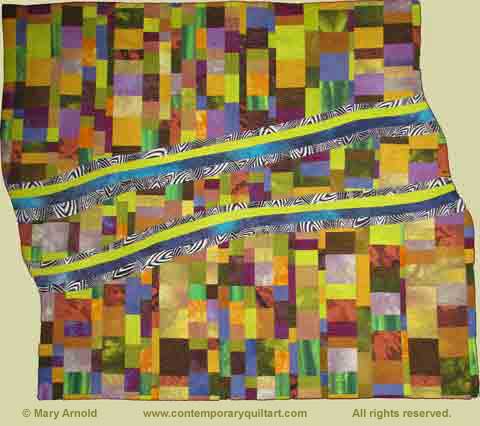 Image of "Shift" quilt by Mary Arnold