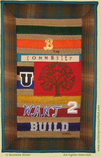 Image of "Community" quilt by Michelle Miner