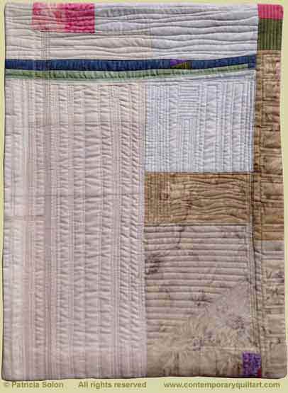 Image of "Intersections and Horizons" quilt by Patricia Solon