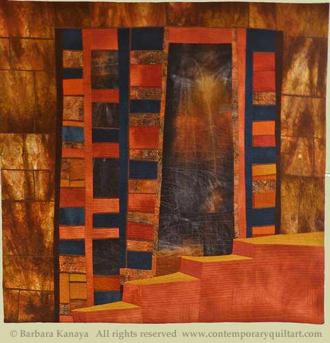 Image of "Step in Time" quilt by Barbara Kanaya 