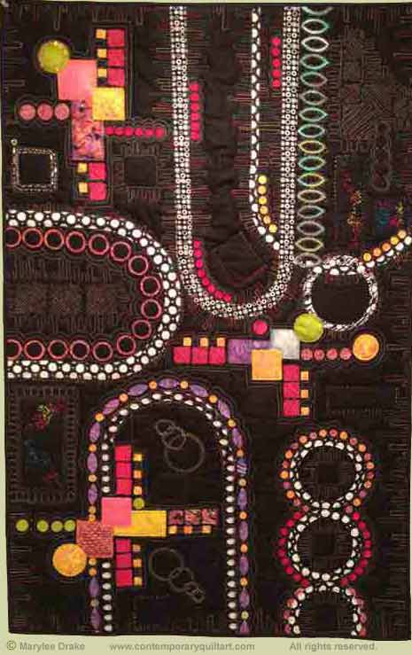 Image of “Midnight Macarena” quilt by Marylee Drake