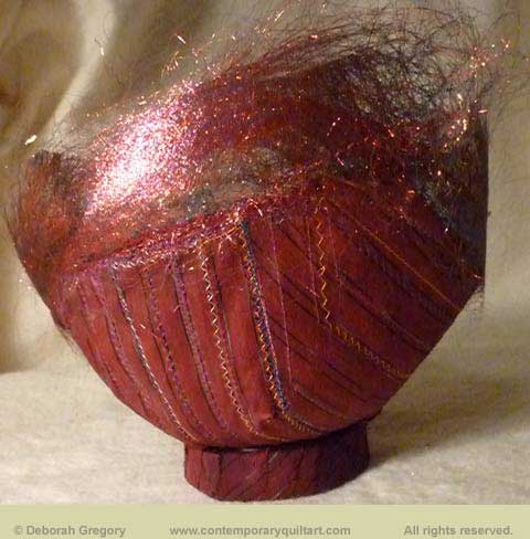 Image of “Chili Bowl I” fiber object by Deborah Gregory