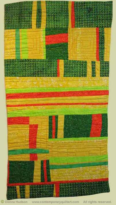 Image of “Feliz!” quilt by Donna Hudson