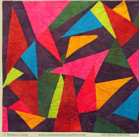 Image of “Fandango” quilt by Melisse Laing