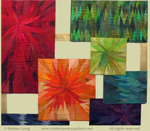 Image of “Sustantivo” quilt by Melisse Laing