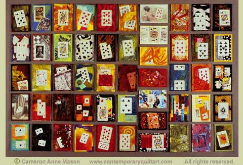 Image of “Postcards: 52 Weeks, 52 Cards” quilt by Cameron Anne Mason