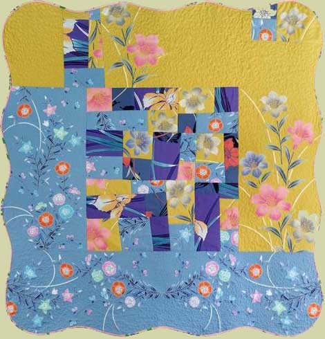image of quilt titled "Healing Garden" by Patricia Belyea