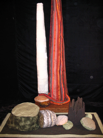 image of quilt titled "Forest Choices" by Barbara O'Steen © 2008