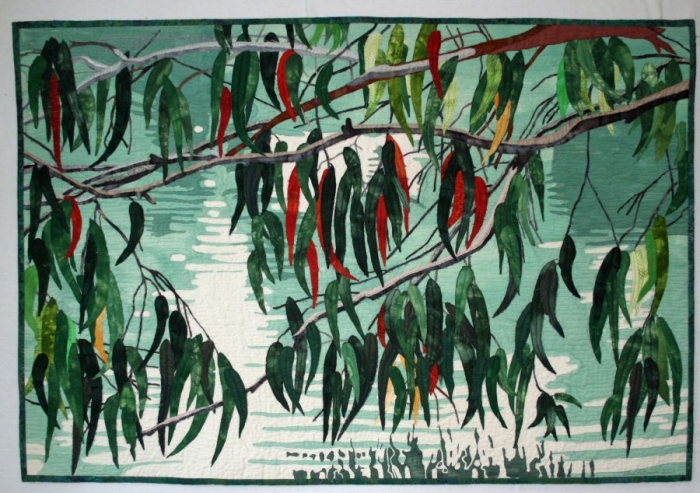 Ann Peterson - Gum Branches over Pond