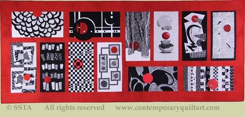 South South Textile Artists - Red Dot (red one)